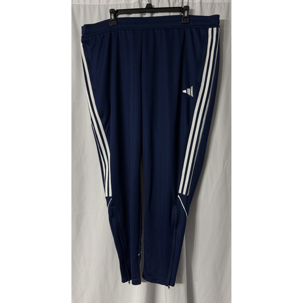 NWT Adidas Womens Navy Blue Football Soccer Pants Aeroready Plus Size 2X